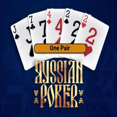 Russian Poker logo by OneTouch Games at Betista Casino